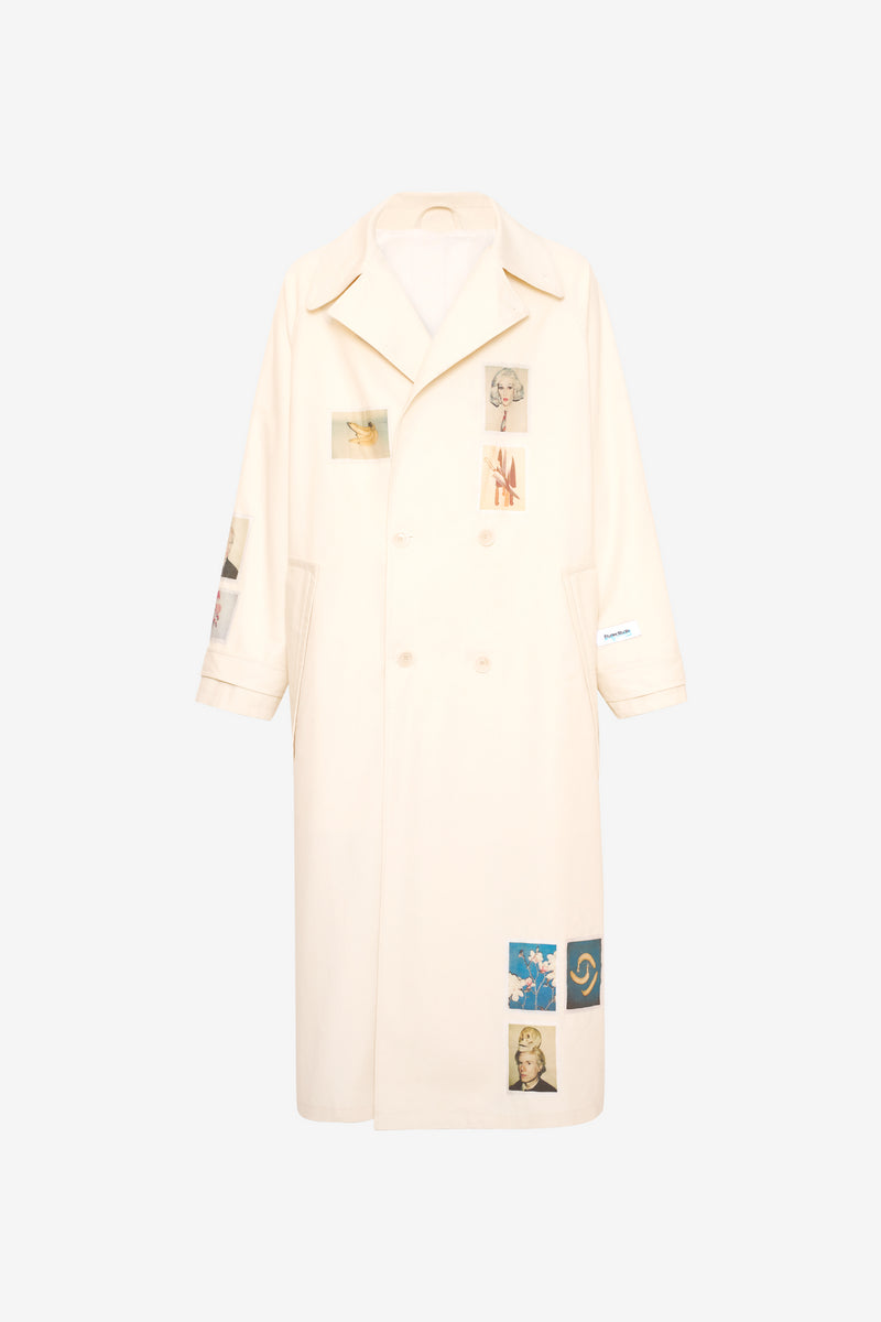 ETUDES STUDIO + ANDY WARHOL RIPSTOP COAT CREAM 1 ETUDES STUDIO + ANDY WARHOL RIPSTOP COAT CREAM 1