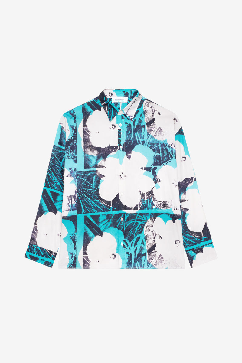 ETUDES STUDIO + ANDY WARHOL FLOWER SHIRT 1 ETUDES STUDIO + ANDY WARHOL FLOWER SHIRT 1