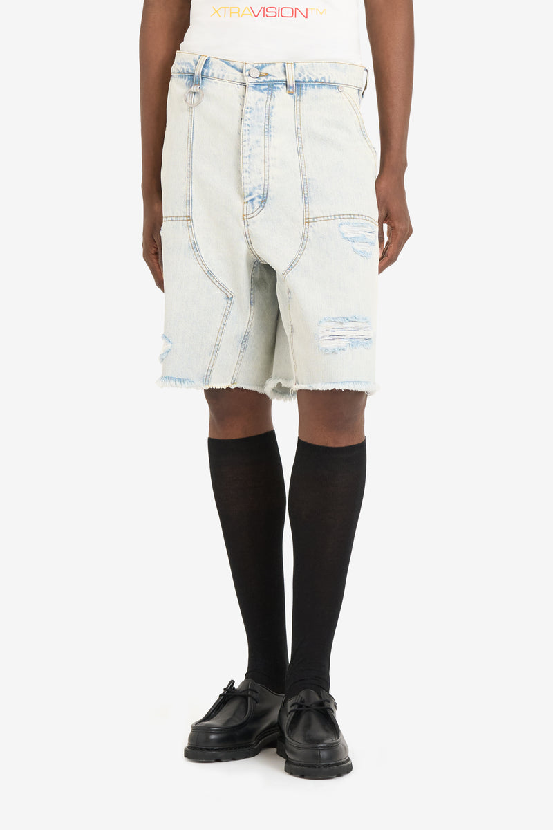 ETUDES STUDIO LOOSE JEANS SHORTS BLEACH BLUE 3 ETUDES STUDIO LOOSE JEANS SHORTS BLEACH BLUE 3
