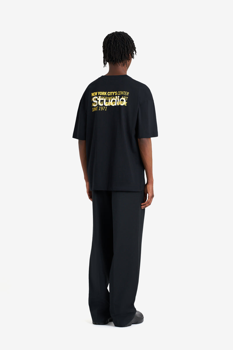 RELAX TEE SHIRT ETUDES THE KITCHEN BLACK 4 RELAX TEE SHIRT ETUDES THE KITCHEN BLACK 4