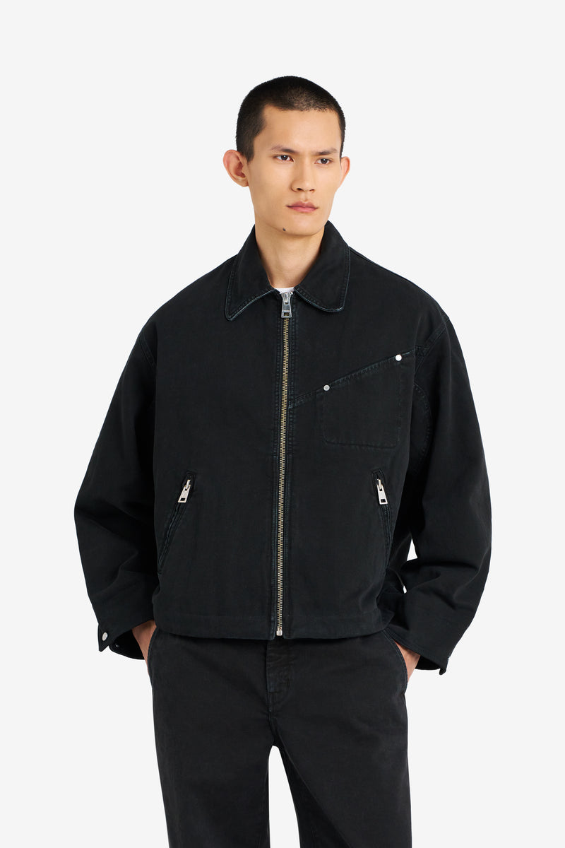 ETUDES STUDIO BOXY ZIPPED JACKET BLACK 3 ETUDES STUDIO BOXY ZIPPED JACKET BLACK 3