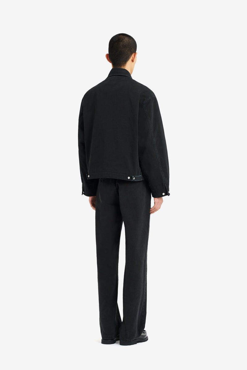 ETUDES STUDIO BOXY ZIPPED JACKET BLACK 5 ETUDES STUDIO BOXY ZIPPED JACKET BLACK 5
