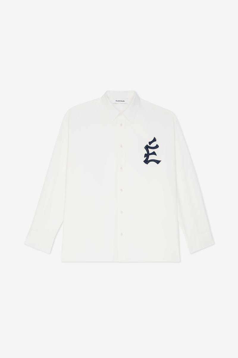 ETUDES STUDIO OVERSIZE SHIRT EMB WHITE 1 ETUDES STUDIO OVERSIZE SHIRT EMB WHITE 1