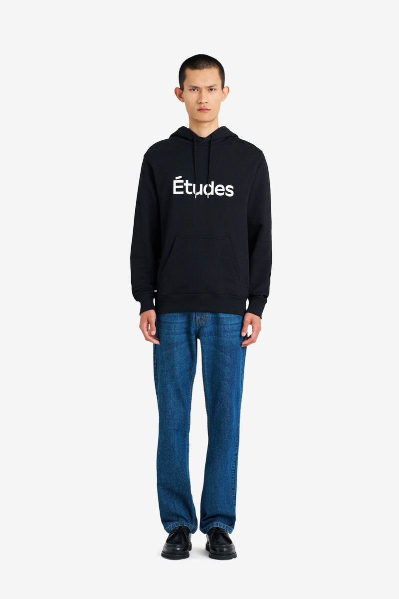 REGULAR HOODIE ETUDES STUDIO BLACK 2 REGULAR HOODIE ETUDES STUDIO BLACK 2