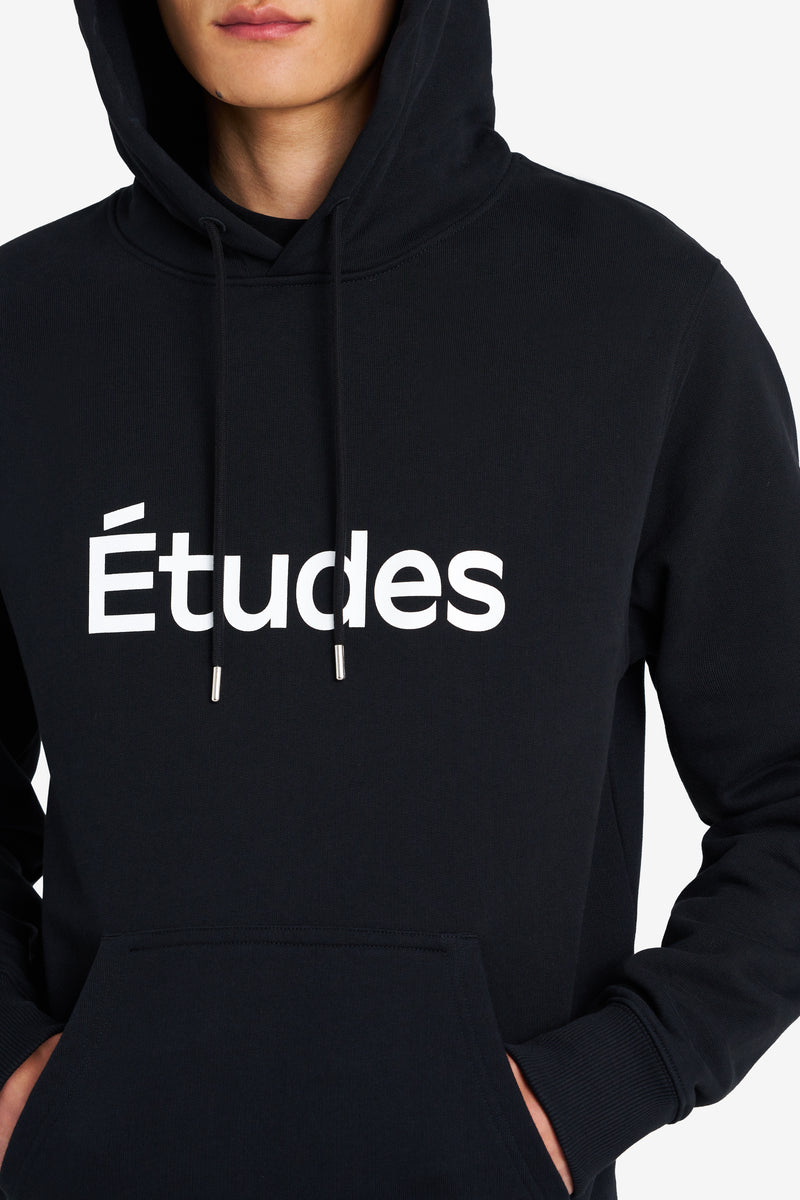 REGULAR HOODIE ETUDES STUDIO BLACK 4 REGULAR HOODIE ETUDES STUDIO BLACK 4