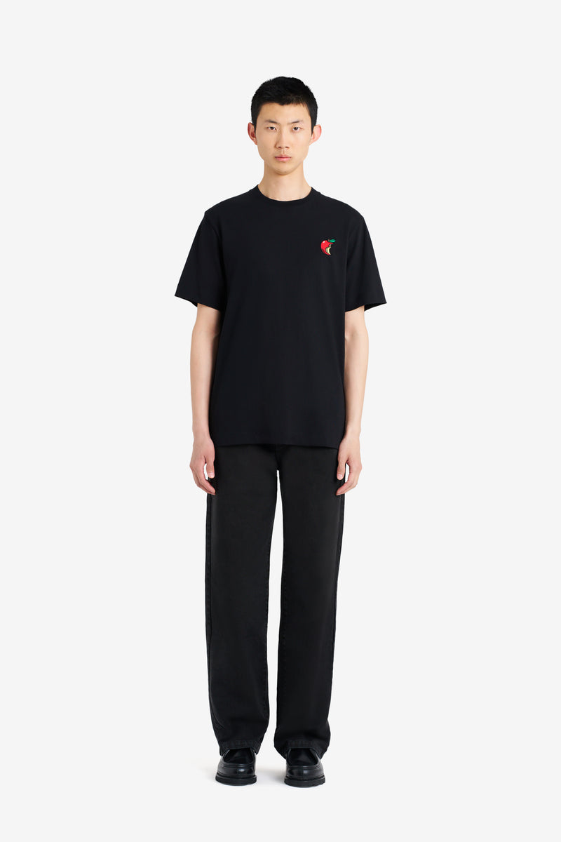 ETUDES STUDIO REGULAR TEE SHIRT APPLE BLACK 2 ETUDES STUDIO REGULAR TEE SHIRT APPLE BLACK 2