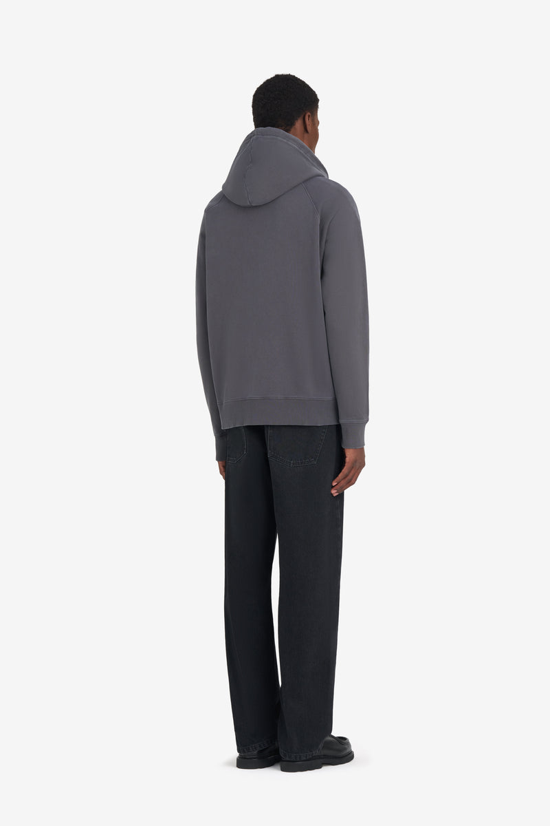 ETUDES STUDIO LOOSE ZIP HOODIE EMBLEM SHALE 4 ETUDES STUDIO LOOSE ZIP HOODIE EMBLEM SHALE 4