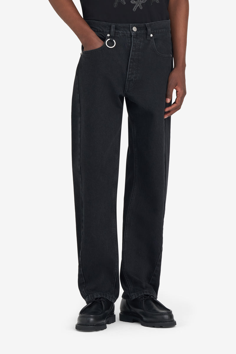 ETUDES STUDIO REGULAR JEANS TWIST BLACK 2 ETUDES STUDIO REGULAR JEANS TWIST BLACK 2