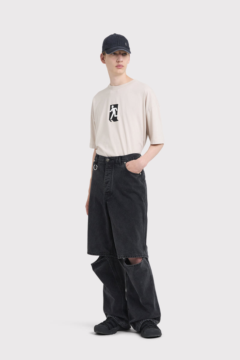 ÉTUDES NOCTURNE DENIM WASHED BLACK TROUSERS 6 ÉTUDES NOCTURNE DENIM WASHED BLACK TROUSERS 6