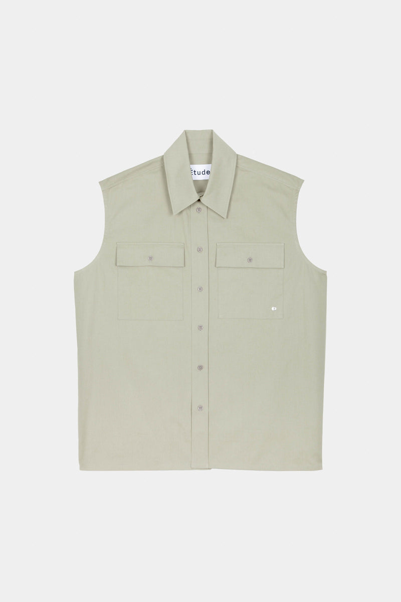 ÉTUDES STRINGER POPLIN MUD SHIRTS 2 ÉTUDES STRINGER POPLIN MUD SHIRTS 2
