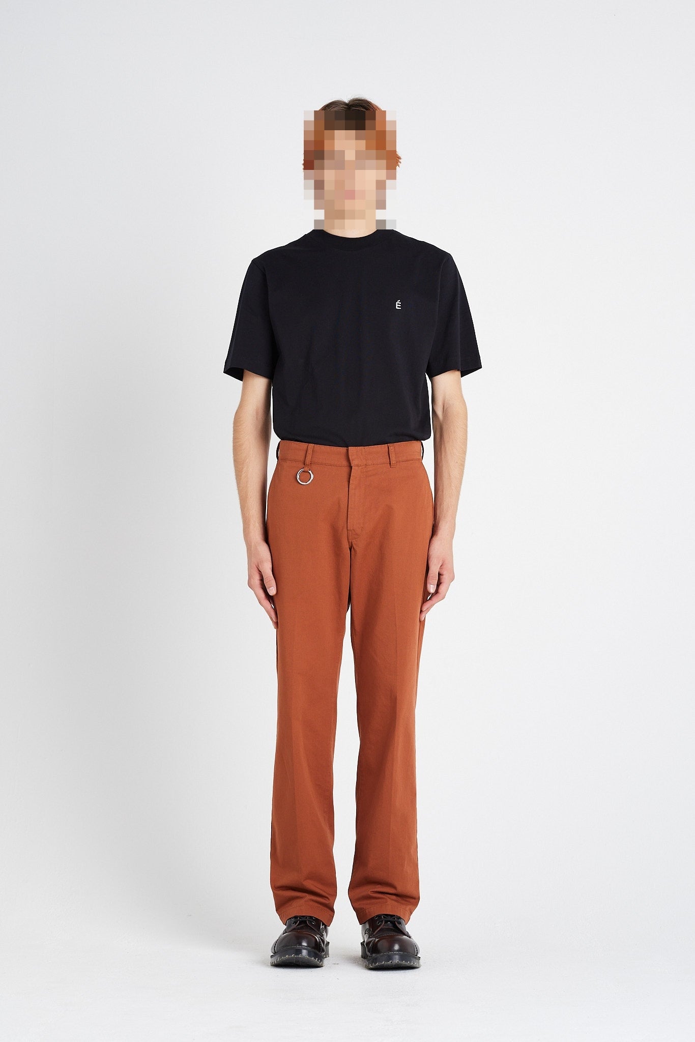 ÉTUDES BUMPER TWILL BROWN TROUSERS 1